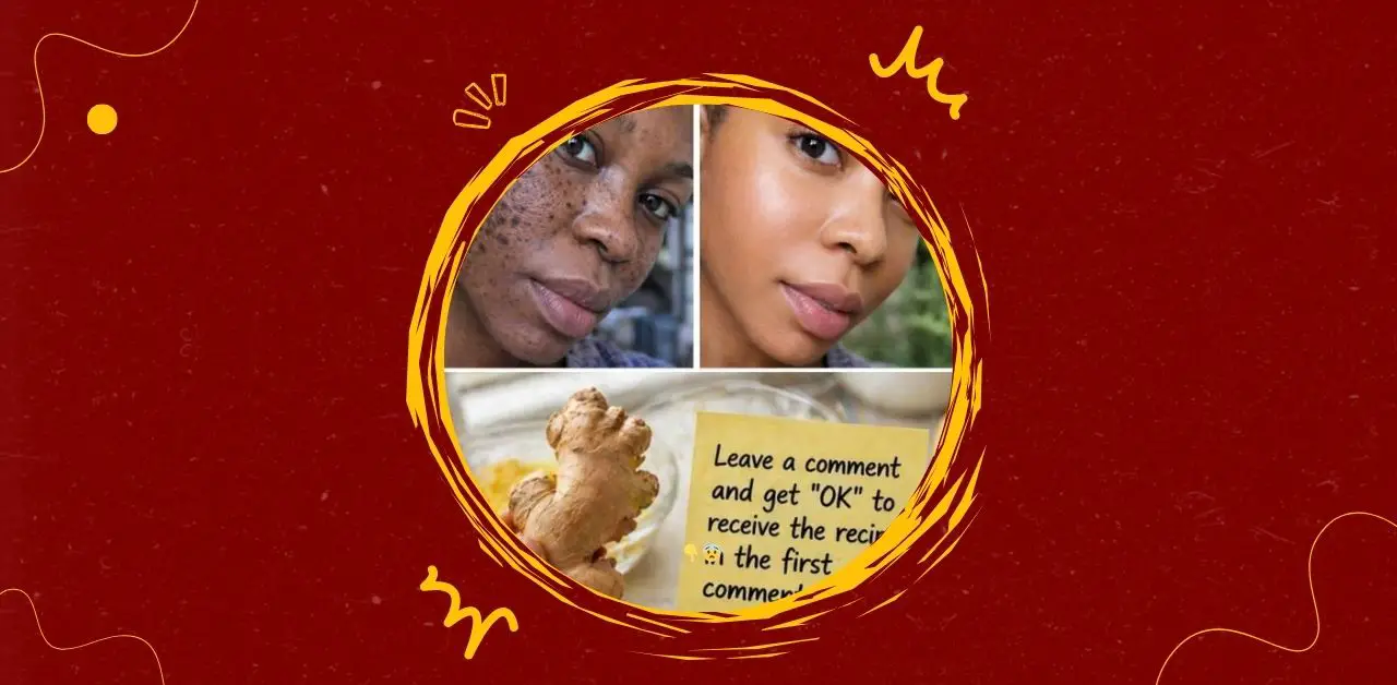 Natural Ginger Glow Skin Elixir Remedy