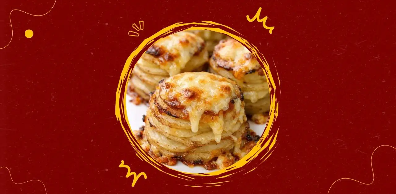Cheesy Potato Stacks Recipe