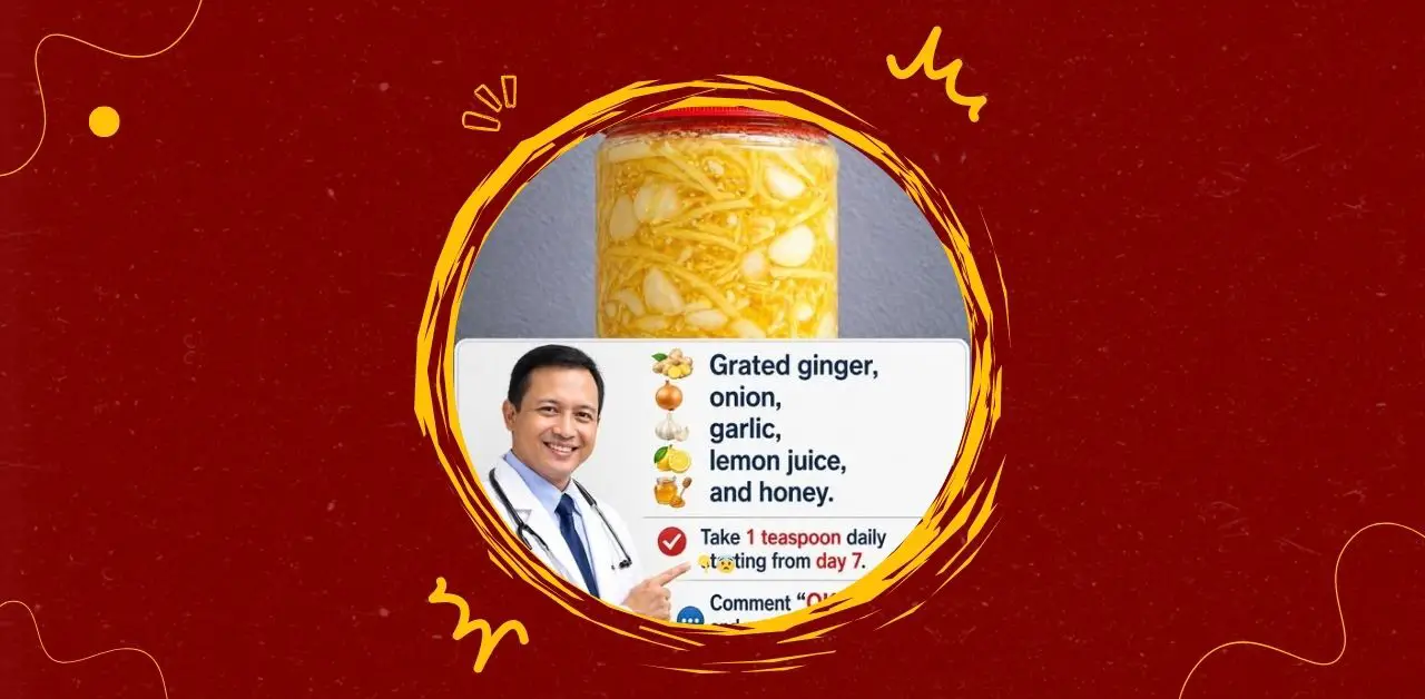 Ginger Onion Garlic Lemon & Honey Elixir Recipe