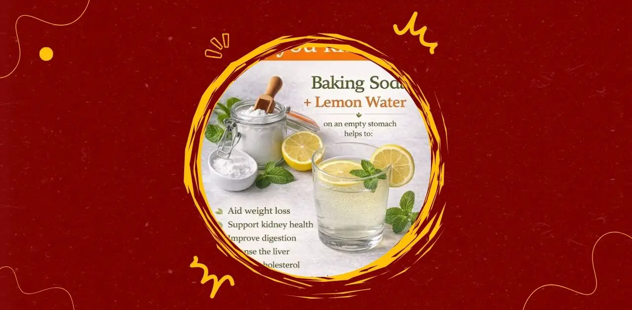 Baking Soda and Lemon Water Tonic Recipe
