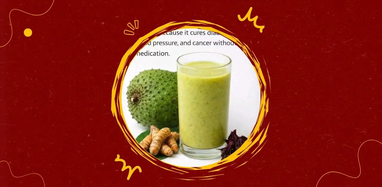Soursop, Turmeric, and Hibiscus Wellness Smoothie Recipe